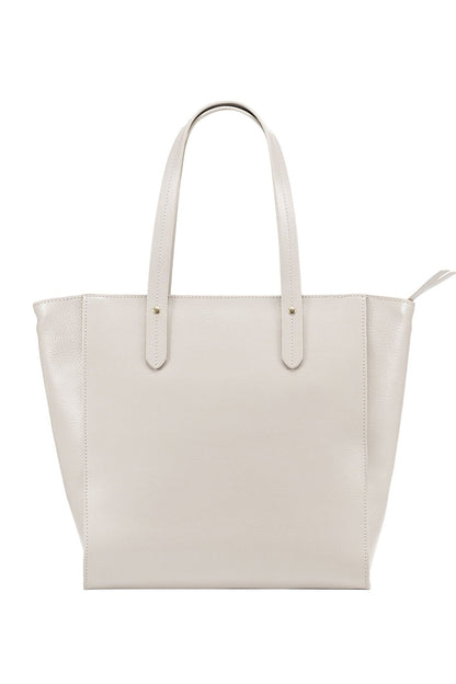 Sierra Zip Top Leather Tote - Ivy Cove Montecito