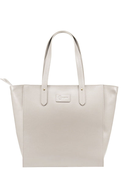 Sierra Zip Top Leather Tote - Ivy Cove Montecito