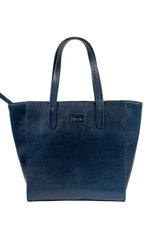 Sierra Zip Tote - Navy - Ivy Cove Montecito