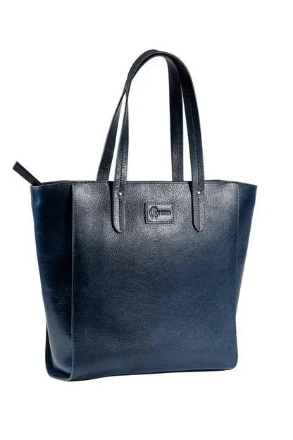 Sierra Zip Tote - Navy - Ivy Cove Montecito