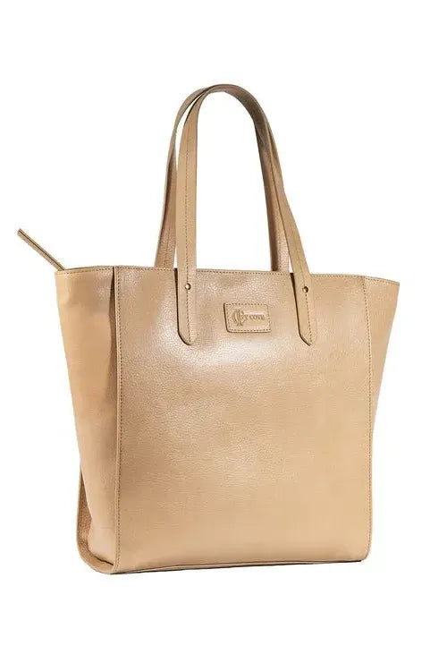 Sierra Zip Tote - Sand - Ivy Cove Montecito