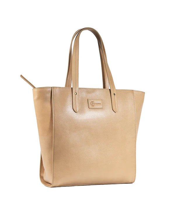 Sierra Zip Tote - Sand - Ivy Cove Montecito