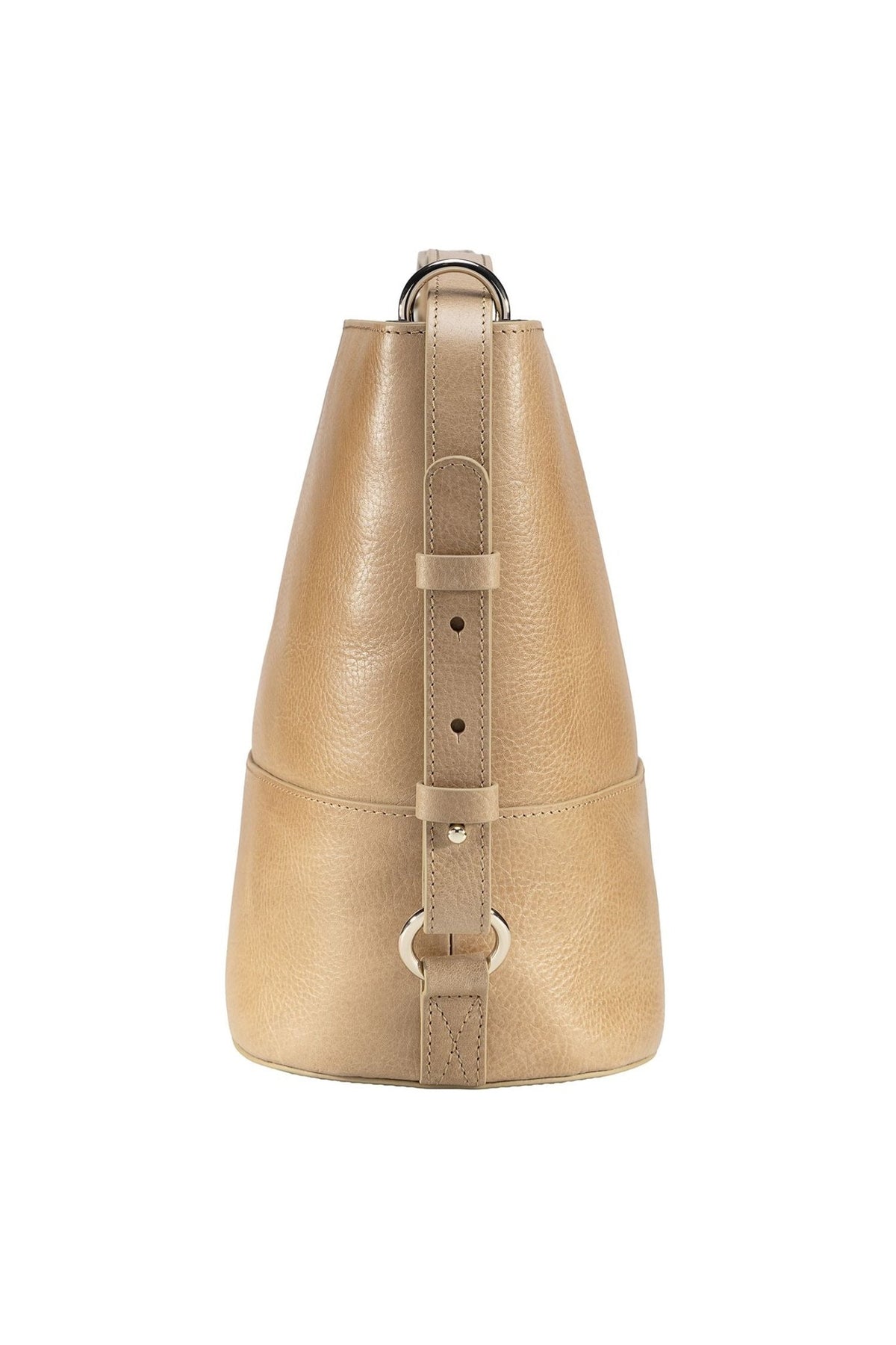 Solana Leather Bucket Bag - Sand - Ivy Cove Montecito