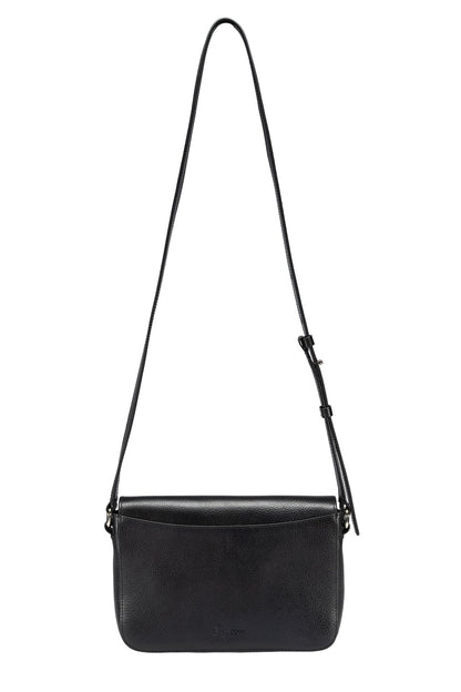 Tide Leather Crossbody Bag - Black - Ivy Cove Montecito