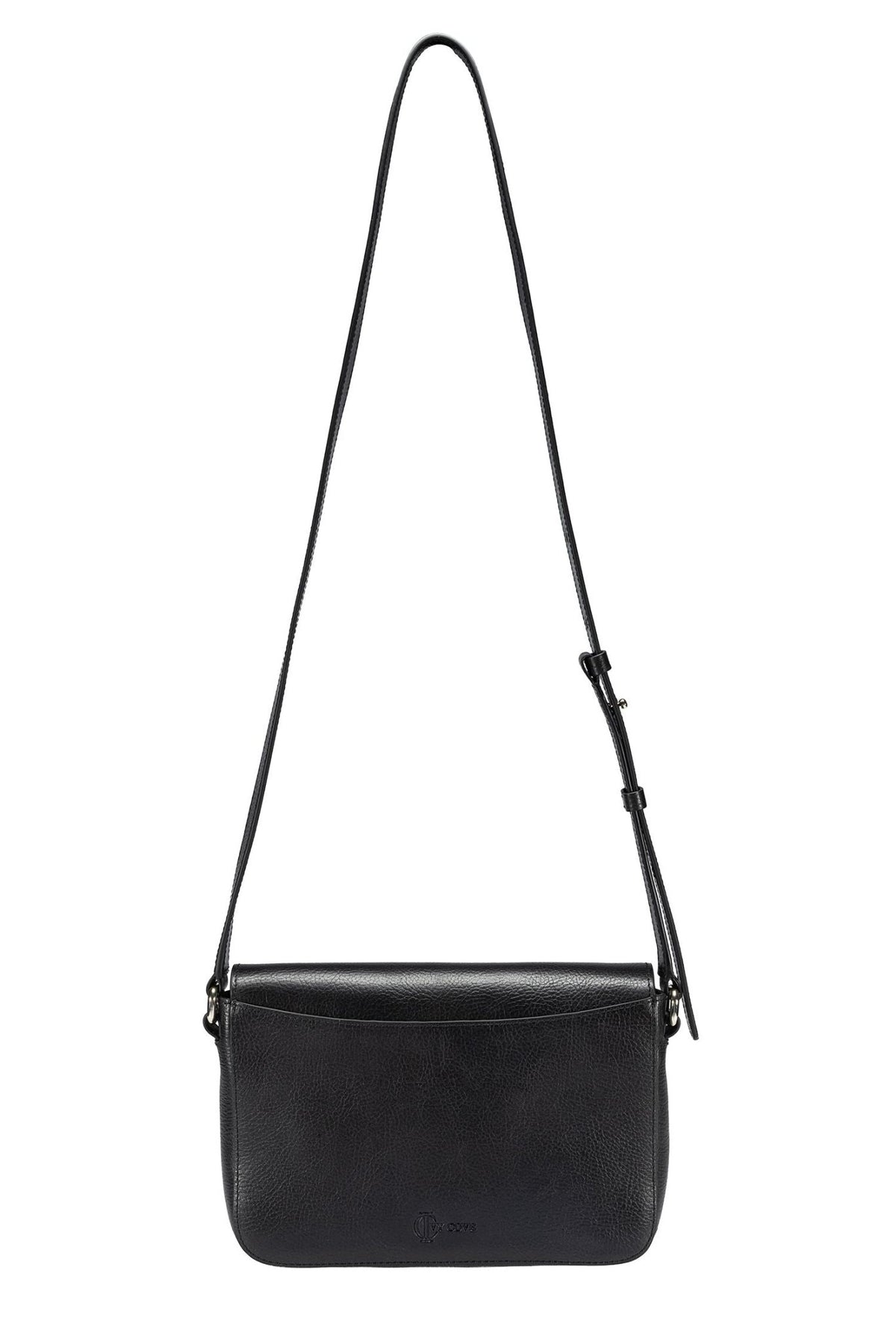 Tide Leather Crossbody Bag - Black - Ivy Cove Montecito