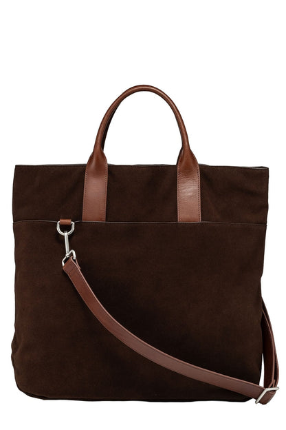 Ventana Suede Tote - Ivy Cove Montecito