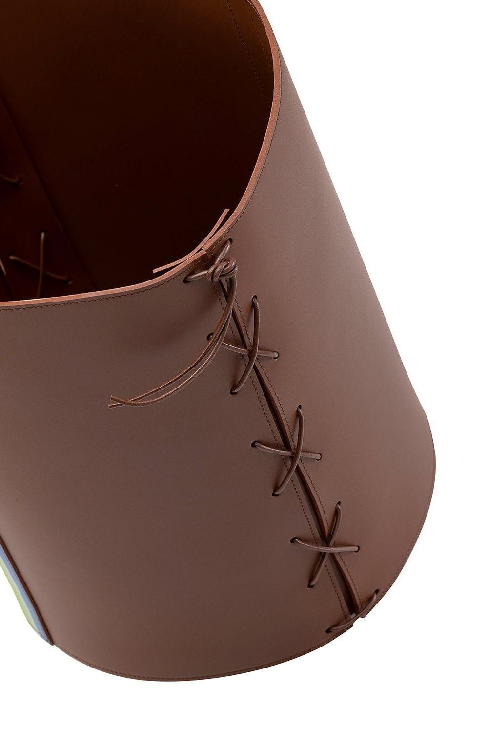 Bristol Leather Basket - Ivy Cove Montecito