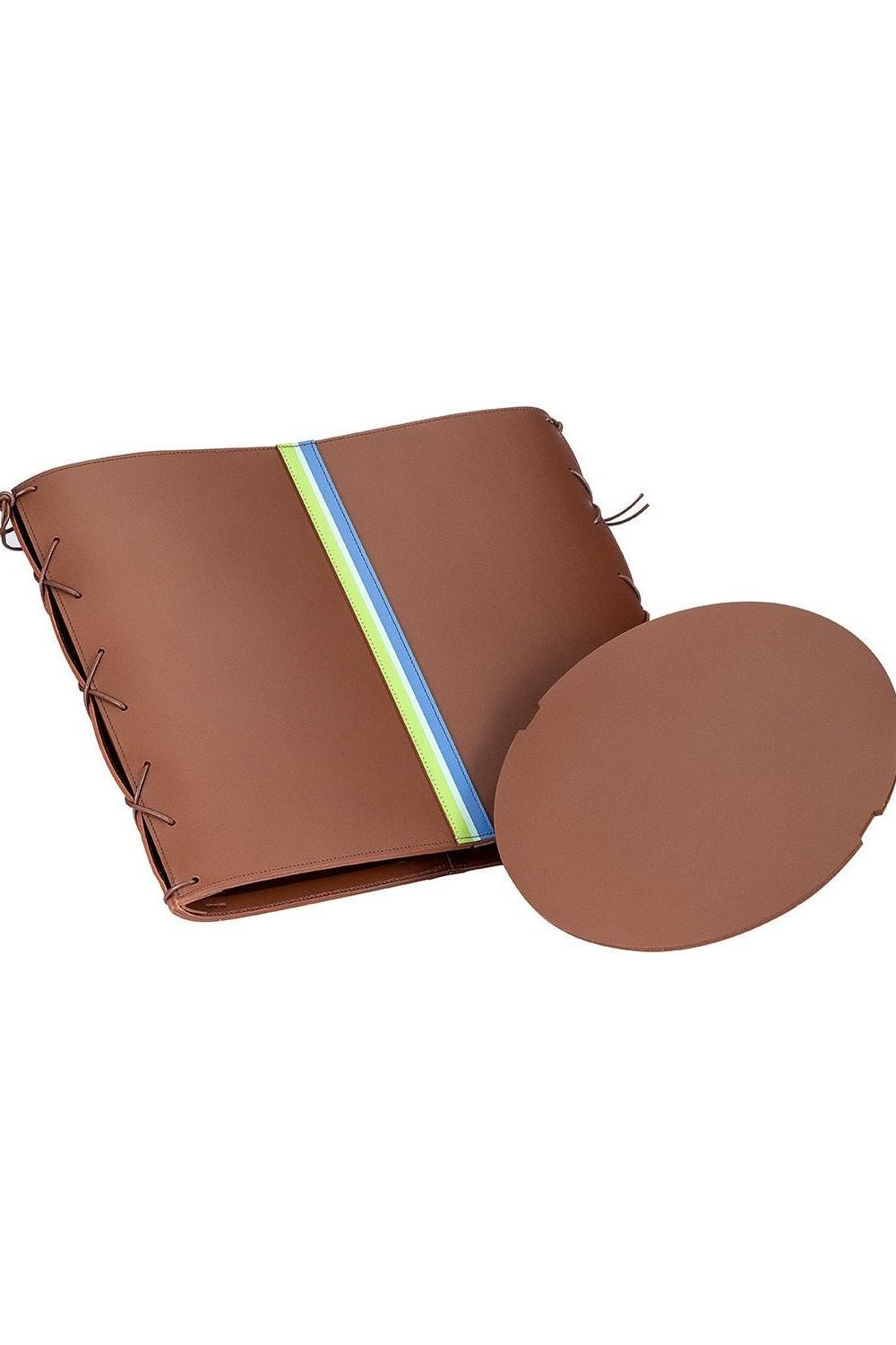 Bristol Leather Basket - Ivy Cove Montecito