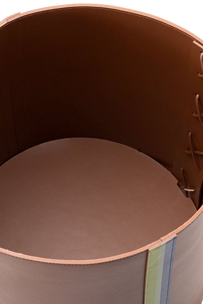Bristol Leather Basket - Ivy Cove Montecito