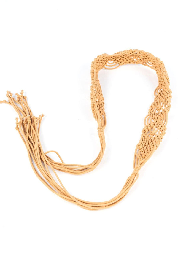 Celeste Macrame Belt