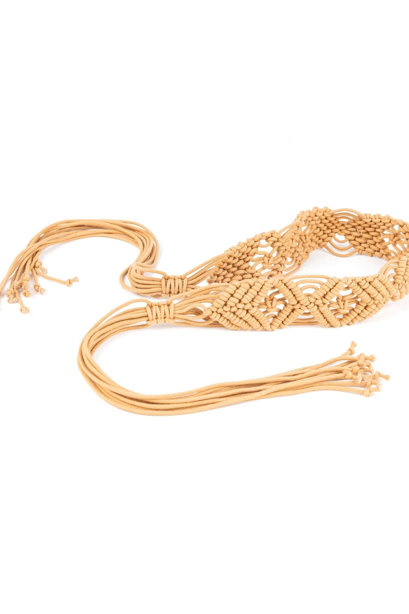 Celeste Macrame Belt - Ivy Cove Montecito