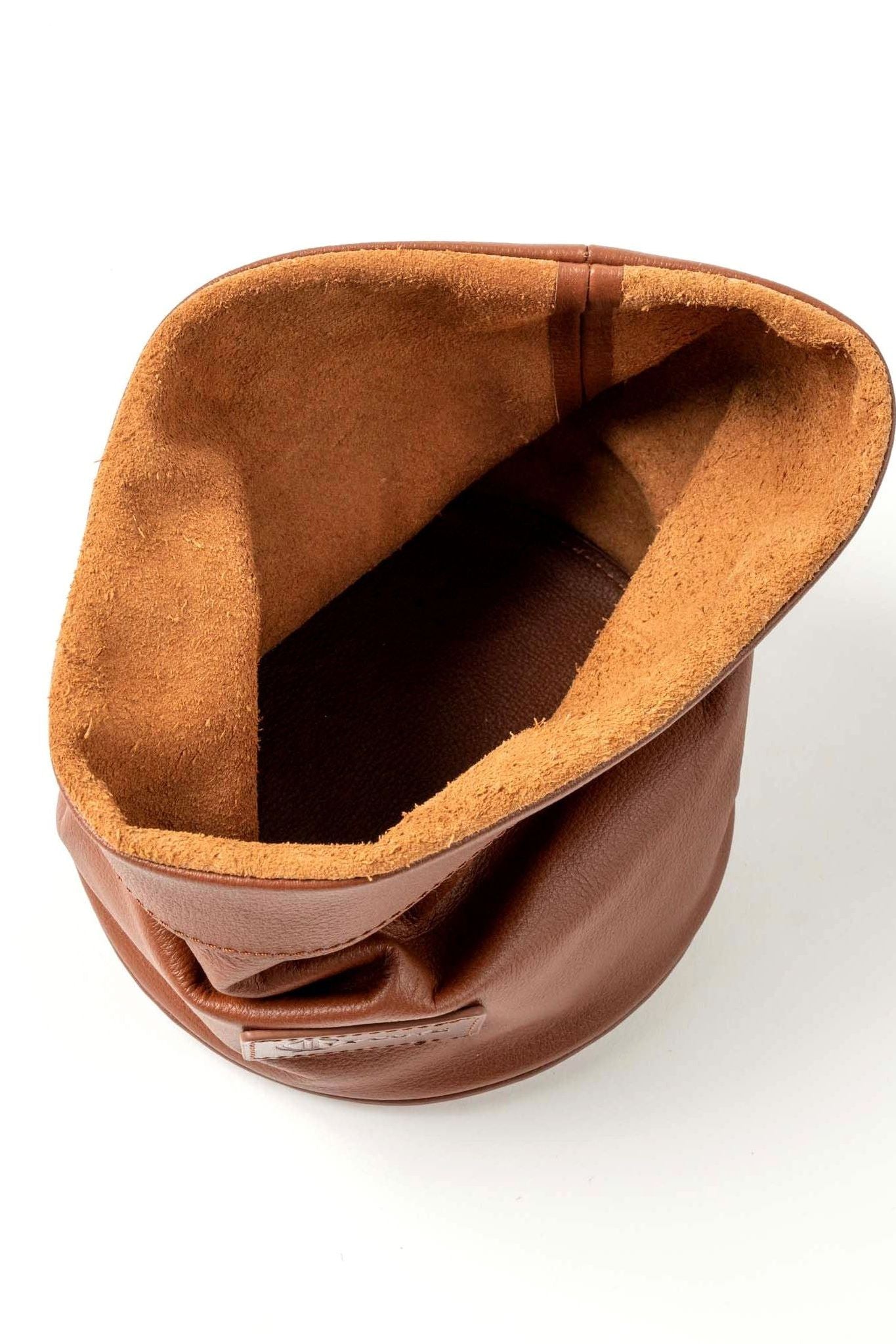 Driftwood Leather Planter - Ivy Cove Montecito