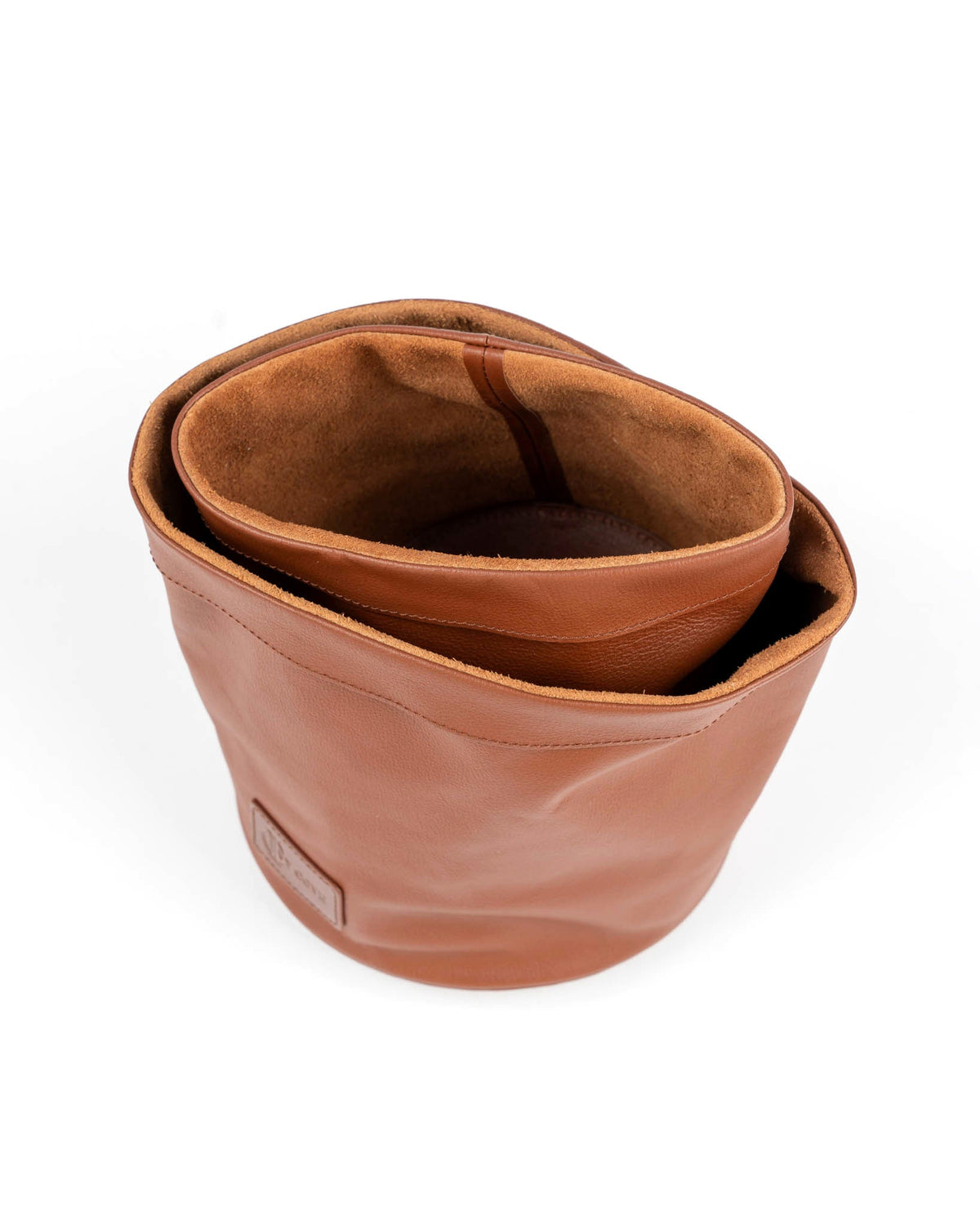 Driftwood Leather Planter - Ivy Cove Montecito