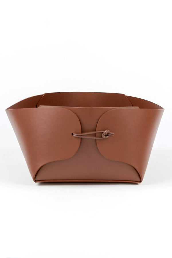Edgecliff Leather Basket