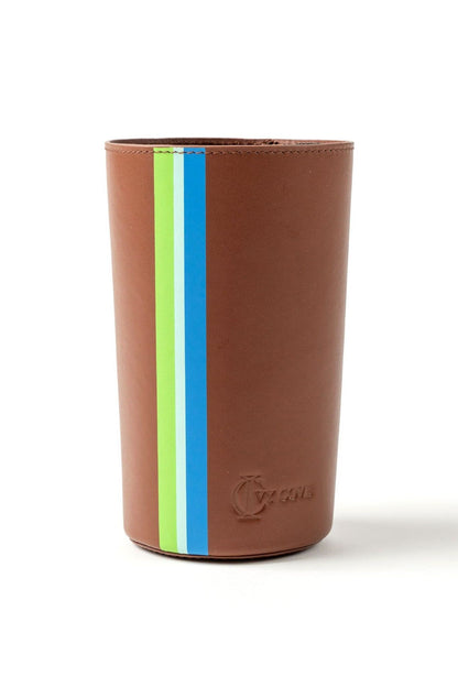 Madison Leather Drink Coozies - Ivy Cove Montecito