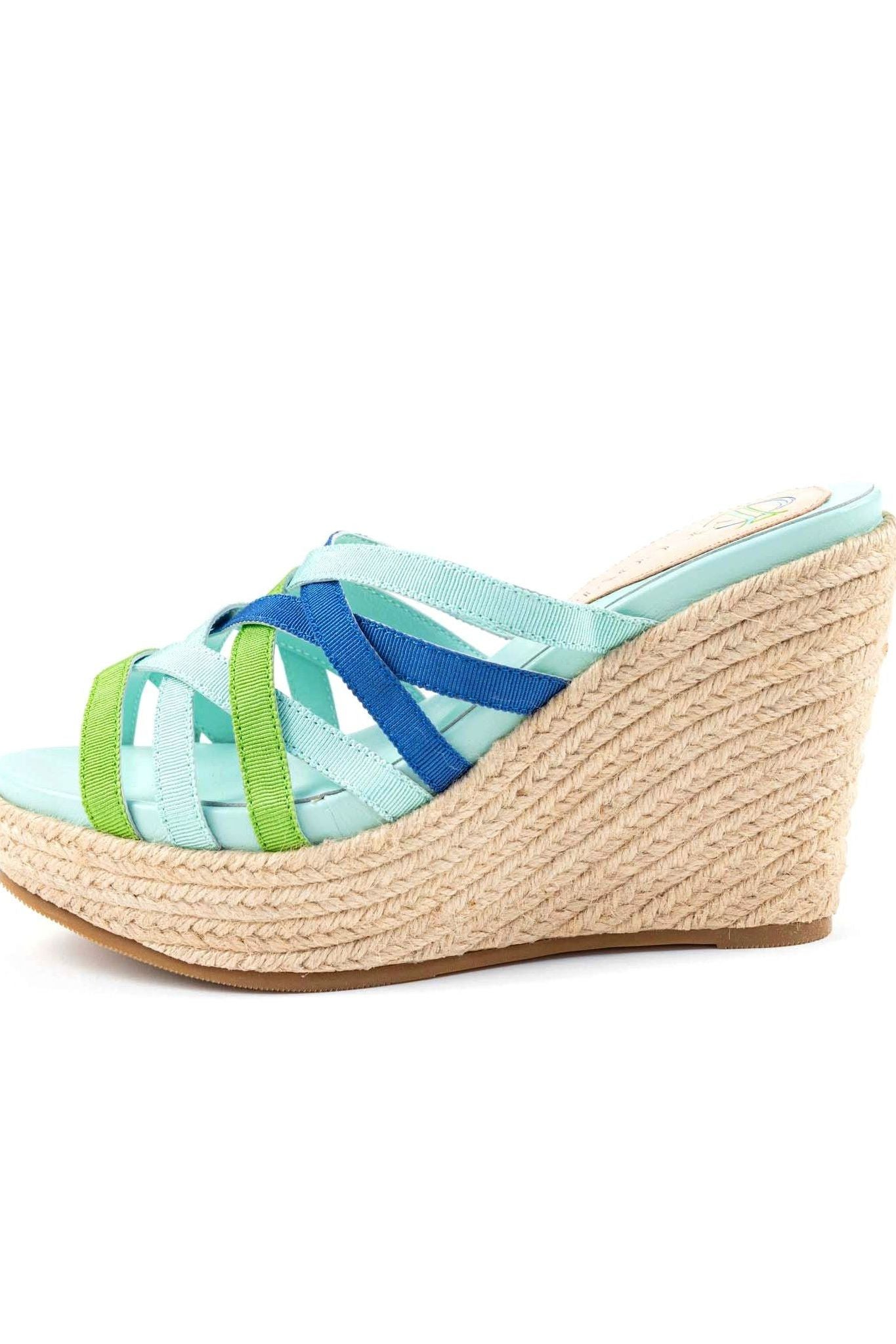 Newport Espadrille Wedge Sandal - Ivy Cove Montecito