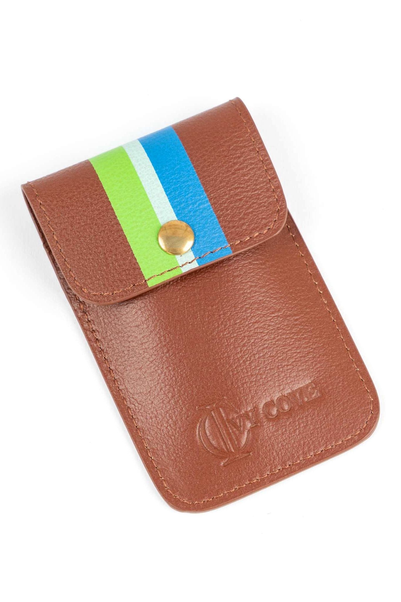 Pelican Leather Pouch - Ivy Cove Montecito