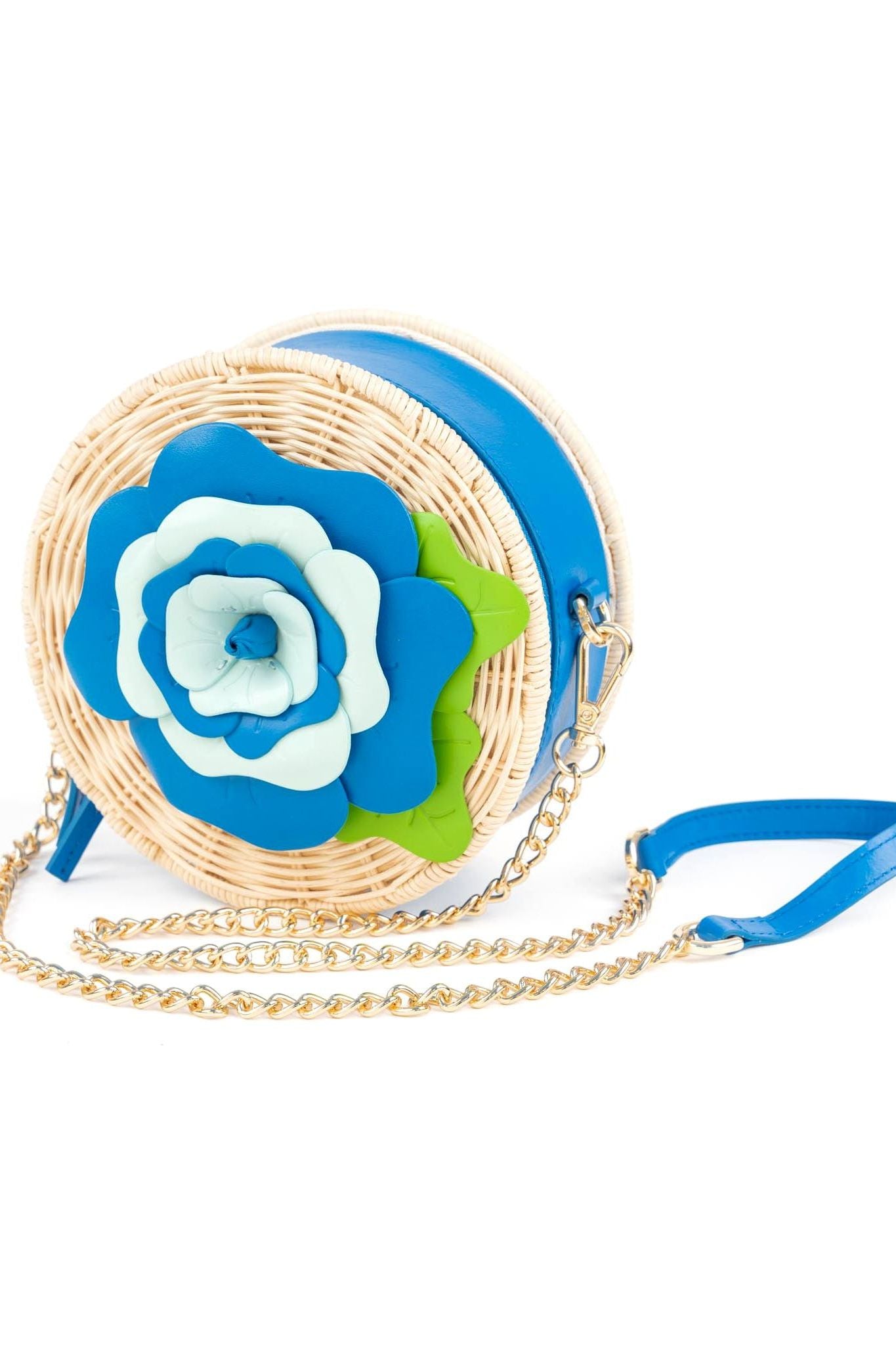 Sag Harbor Rattan Crossbody - Ivy Cove Montecito