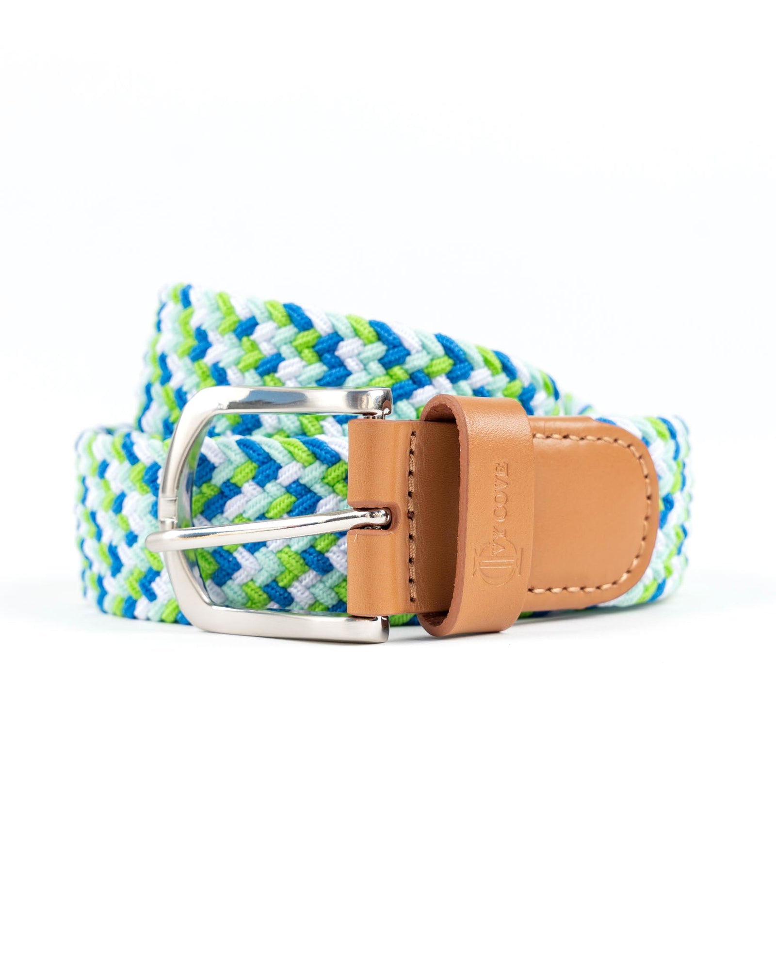 The Palm Beach Woven Stretch Belt