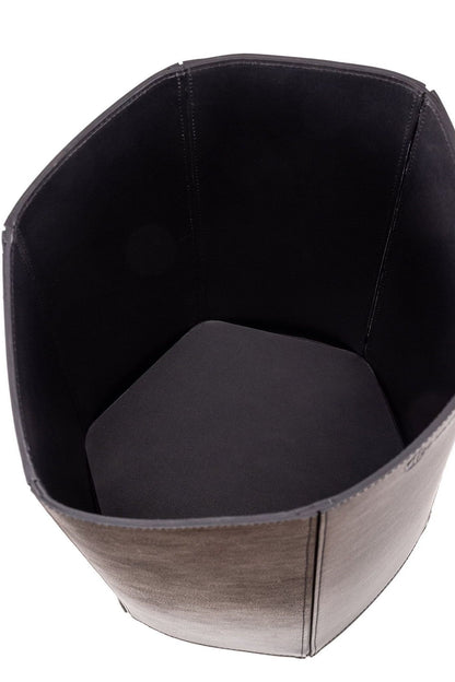 Vienna Leather Basket - Ivy Cove Montecito